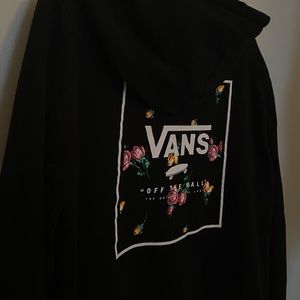 Floral Pattern Vans Hoodie